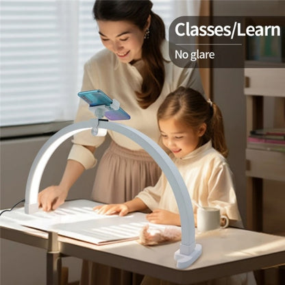 M12X Foldable LED Half Moon Lamp Touch Control Nail Art Lamp, Length: 56cm, US Plug, UK Plug, EU Plug, AU Plug