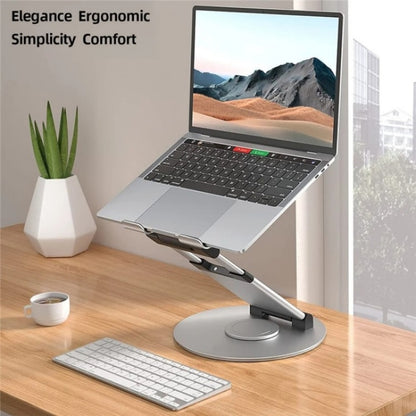 AS018-XS For 10-17 inch Device 360 Degree Rotating Adjustable Laptop Holder Desktop Stand, AS018-XS