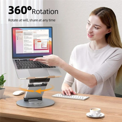 AS018-XS For 10-17 inch Device 360 Degree Rotating Adjustable Laptop Holder Desktop Stand, AS018-XS