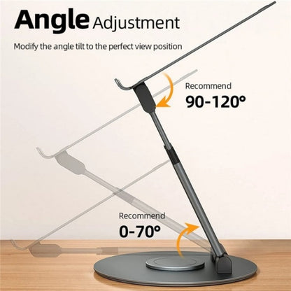 AS018-XS For 10-17 inch Device 360 Degree Rotating Adjustable Laptop Holder Desktop Stand, AS018-XS