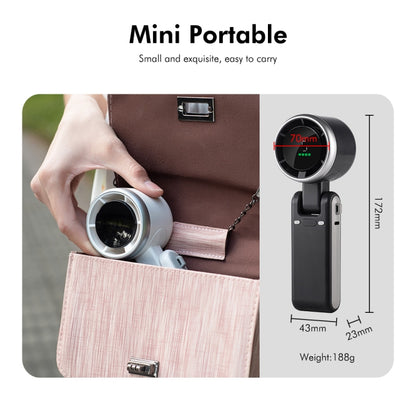 ENKAY Hat-Prince 3600mAh Battery Max 8H Cooling times Foldable Neck Turbo Fan with Digital Display