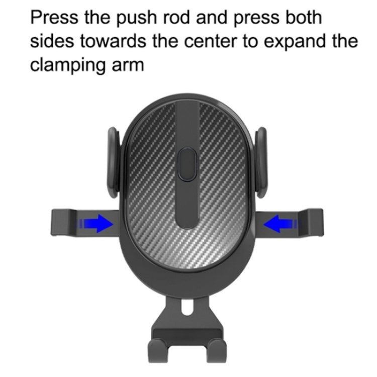 D23+CF Car Air Conditioning Outlet Navigation Mobile Phone Rotation Holder