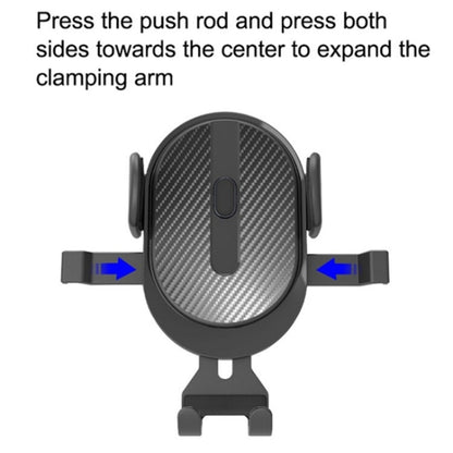 D23+CF Car Air Conditioning Outlet Navigation Mobile Phone Rotation Holder