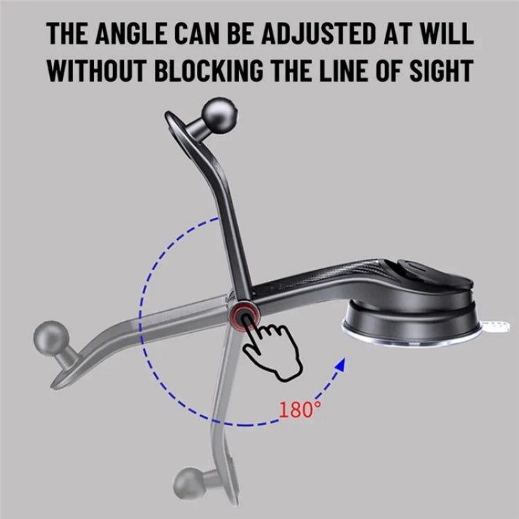 ES25 Nano Silicone Suction Cup Mount Car Dashboard / Windshield Phone Holder, ES25