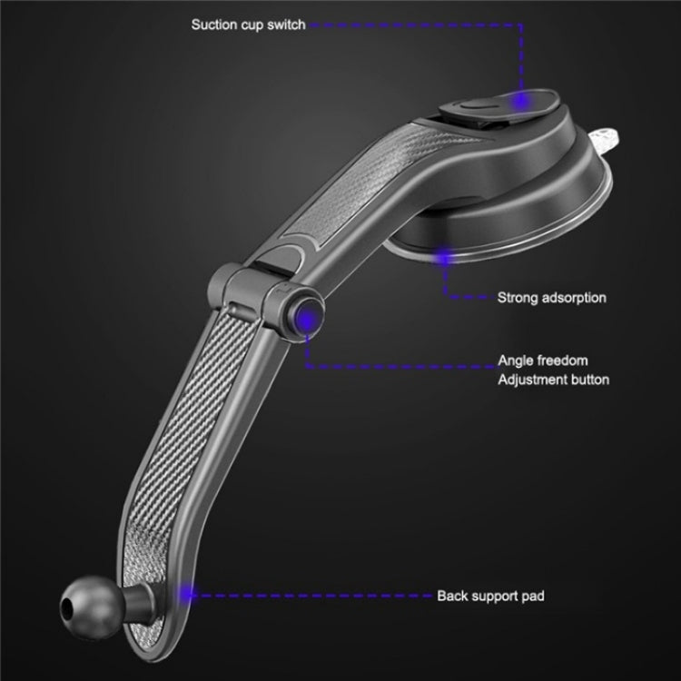 ES281 Car Dashboard Windshield Air Vent Suction Cup Phone Holder For 4-6.7 Inch Phone Mount, ES281