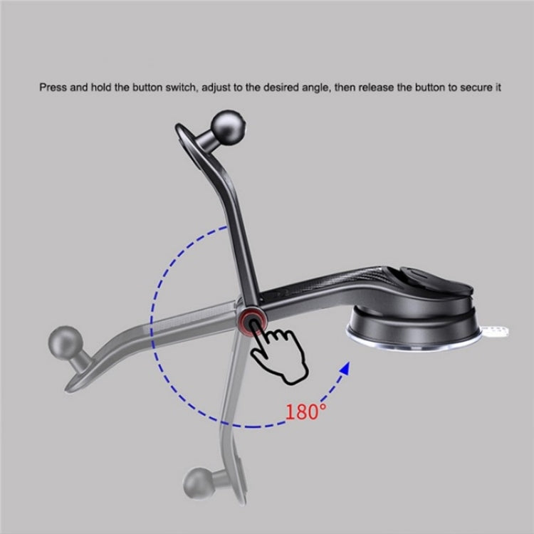 ES281 Car Dashboard Windshield Air Vent Suction Cup Phone Holder For 4-6.7 Inch Phone Mount, ES281