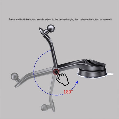 ES281 Car Dashboard Windshield Air Vent Suction Cup Phone Holder For 4-6.7 Inch Phone Mount, ES281