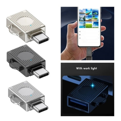 JS-103 USB to Type-C 3.0 Converter High Speed U Disk OTG Adapter