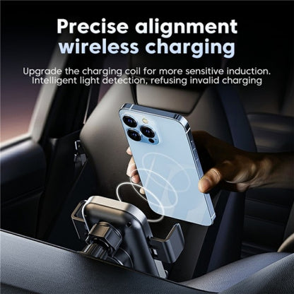 X12 Car Air Vent Touch Sensing Wireless Phone Charger Holder, X12 (Black), X12 (Silver)