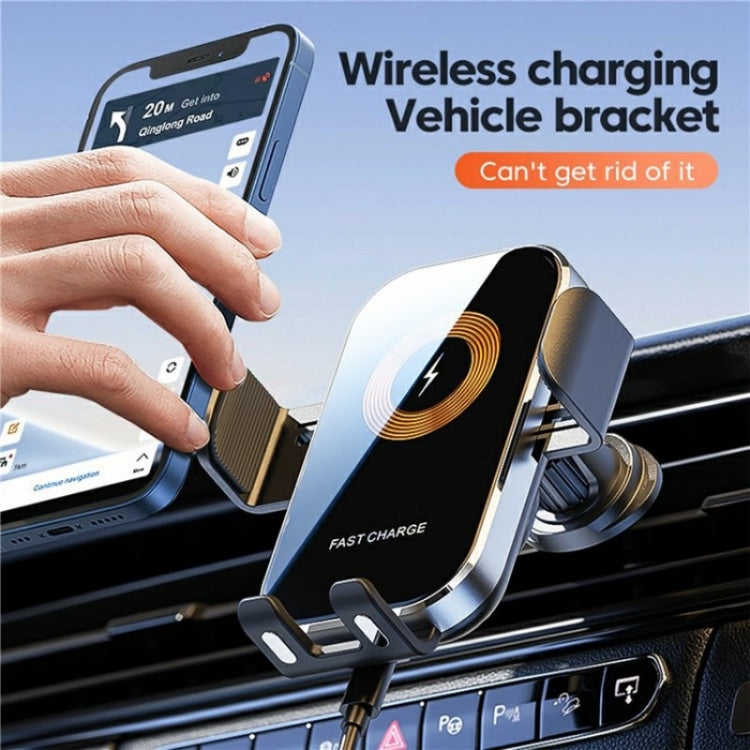 X12 Car Air Vent Touch Sensing Wireless Phone Charger Holder, X12 (Black), X12 (Silver)