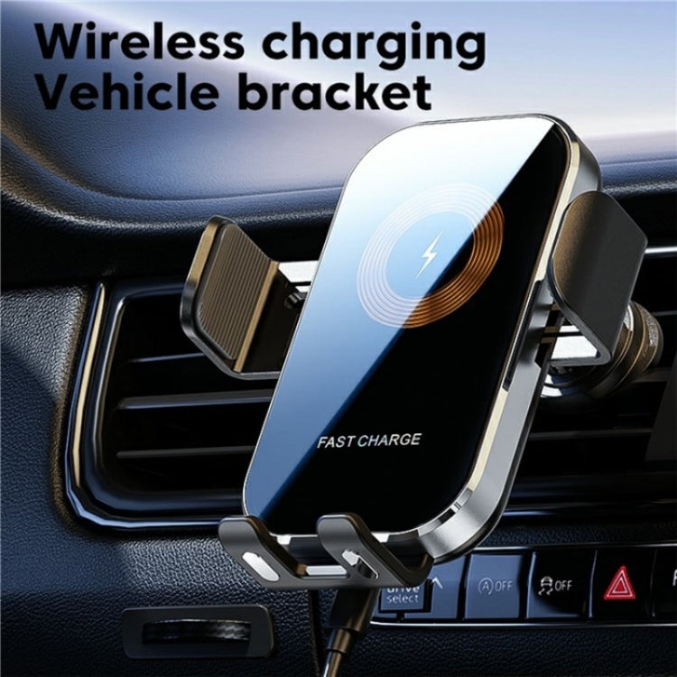 X12 Car Air Vent Touch Sensing Wireless Phone Charger Holder, X12 (Black), X12 (Silver)