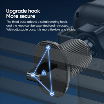 X10s Car Air Vent Hook 66W High Power Intelligent Induction Wireless Charger, X10s (Tarnish), X10s (Silver)