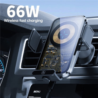 X11s 66W High Power Transparent Car Wireless Charger Phone Bracket, X11s (Titanium), X11s (Silver)