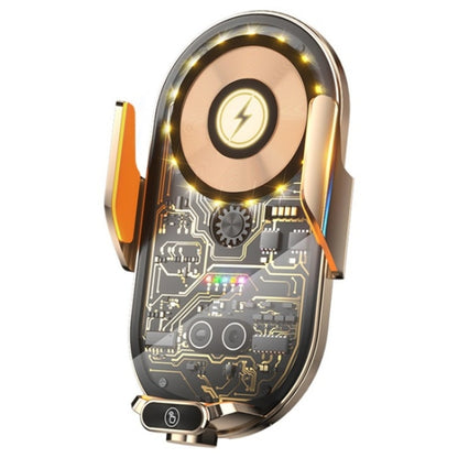 C23 66W Car Air Vent Phone Holder Wireless Charger, C23 (Black), C23 (Gold), C23 (Grey)