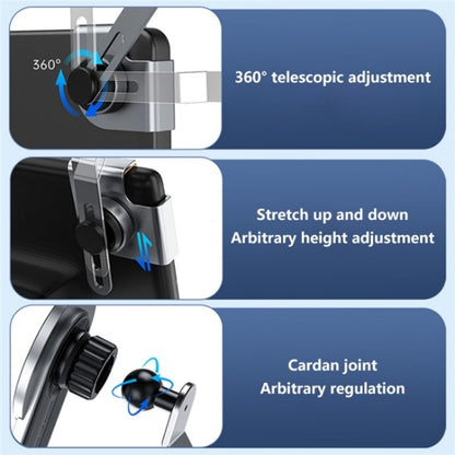 A8S 15W Wireless Charging New Energy Vehicle Navigation Bracket For Tesla Car Screen Base, A8S