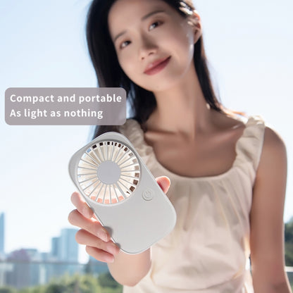 F11 Portable Rechargeable Hanging Neck Fan Cooling Handheld Fan 3 Speeds Desk Fan