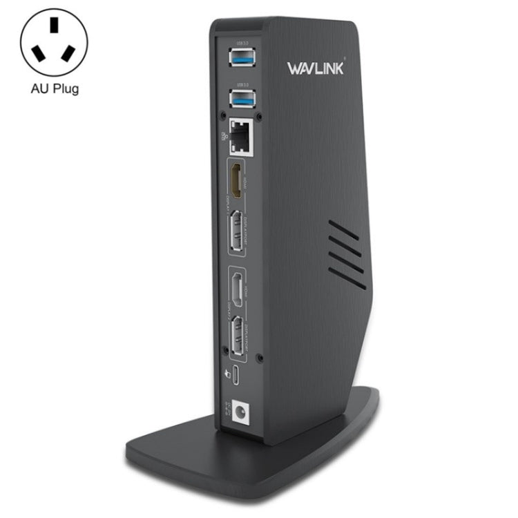 WAVLINK WL-UG69DK5 Laptop Dual 5K / 4K 60Hz Monitor Adapter USB 3.0 Docking Station, US Plug, AU Plug, UK Plug, EU Plug