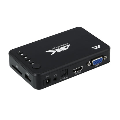 4K 30HZ HDD Player AV+VGA+HDMI SD Card U Disk Player, US, EU, UK