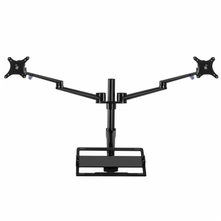 OL-10T Clip-on Desktop Stand Dual Computer Monitor Riser Bracket Laptop Holder, OL-10T