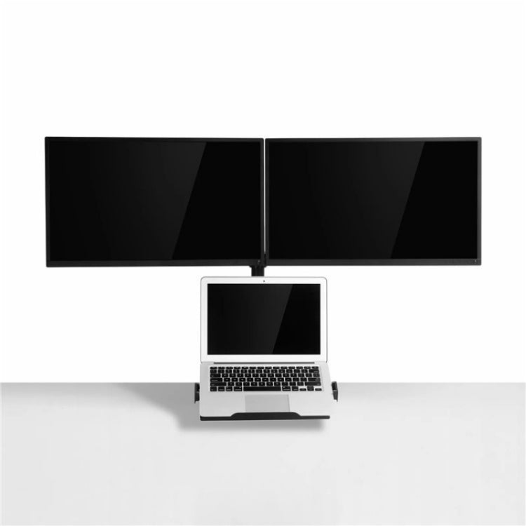 OL-10T Clip-on Desktop Stand Dual Computer Monitor Riser Bracket Laptop Holder, OL-10T