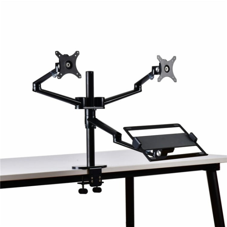 OL-10T Clip-on Desktop Stand Dual Computer Monitor Riser Bracket Laptop Holder, OL-10T