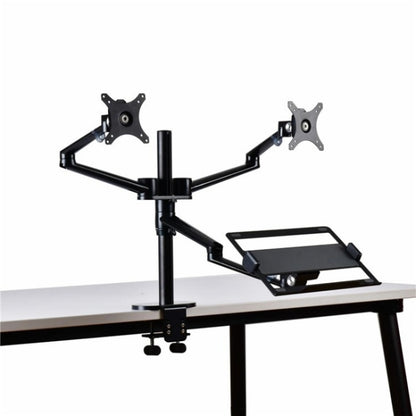 OL-10T Clip-on Desktop Stand Dual Computer Monitor Riser Bracket Laptop Holder, OL-10T
