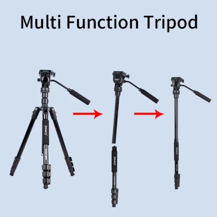 JMARY KT285+NB50 Camera Stand Extendable Height Aluminum Alloy Camera Holder Tripod, KT285+NB50