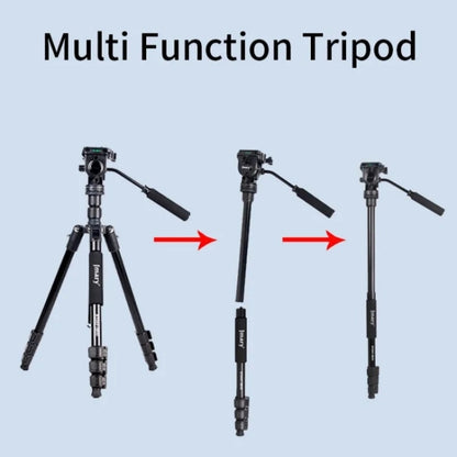 JMARY KT285+NB50 Camera Stand Extendable Height Aluminum Alloy Camera Holder Tripod, KT285+NB50