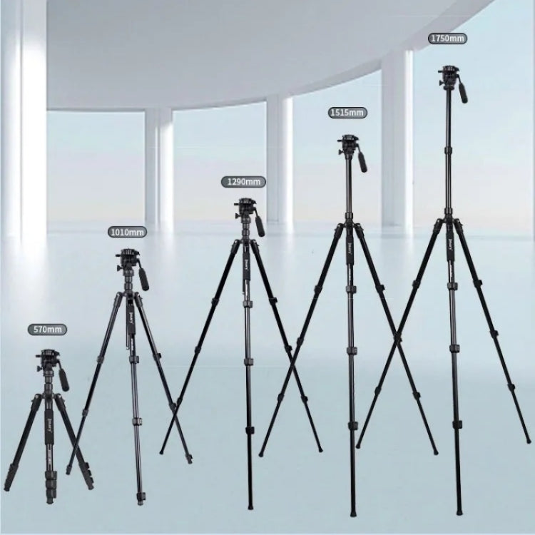 JMARY KT285+NB50 Camera Stand Extendable Height Aluminum Alloy Camera Holder Tripod, KT285+NB50