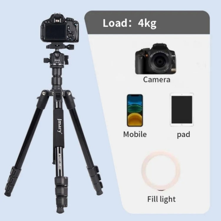 JMARY KT285+NB40 Live Streaming Photography Monopod Tripod Detachable Camera Stand, KT285+NB40