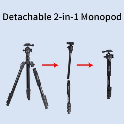 JMARY KT285+NB40 Live Streaming Photography Monopod Tripod Detachable Camera Stand, KT285+NB40