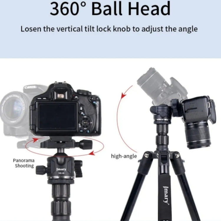 JMARY KT285+NB40 Live Streaming Photography Monopod Tripod Detachable Camera Stand, KT285+NB40