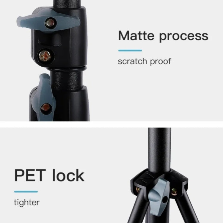 JMARY MT-75 Telescopic Camera Phone Stand Portable Photography Lightweight Tripod, MT-75