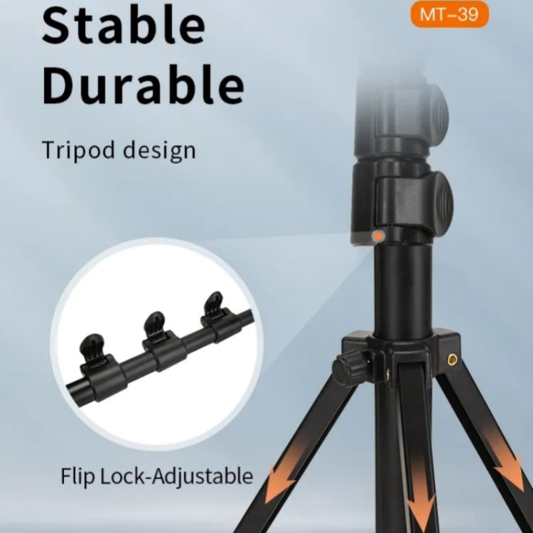 JMARY MT-39 Multifunction Live Streaming DSLR Camera Stand Holder Phone Clamp Tripod, MT-39