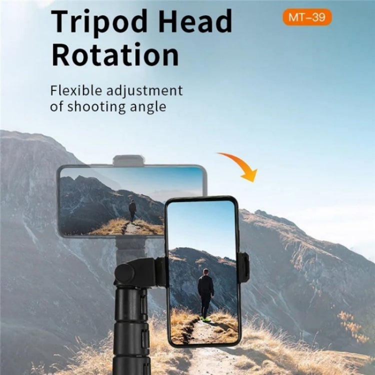 JMARY MT-39 Multifunction Live Streaming DSLR Camera Stand Holder Phone Clamp Tripod, MT-39