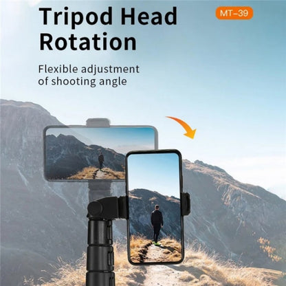 JMARY MT-39 Multifunction Live Streaming DSLR Camera Stand Holder Phone Clamp Tripod, MT-39
