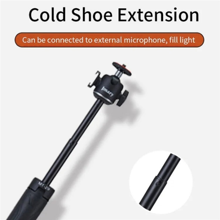 JMARY MT-29 Mini Extendable Live Streaming Desktop Tripod Selfie Stick Camera Phone Holder, MT-29