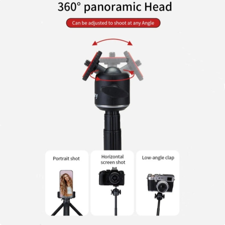 JMARY MT-29 Mini Extendable Live Streaming Desktop Tripod Selfie Stick Camera Phone Holder, MT-29