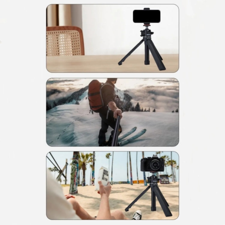JMARY MT-29 Mini Extendable Live Streaming Desktop Tripod Selfie Stick Camera Phone Holder, MT-29