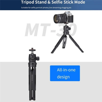 JMARY MT-30 Desktop Tripod Camera Phone Projector Selfie Stick 5-section Adjustable Tripod, MT-30