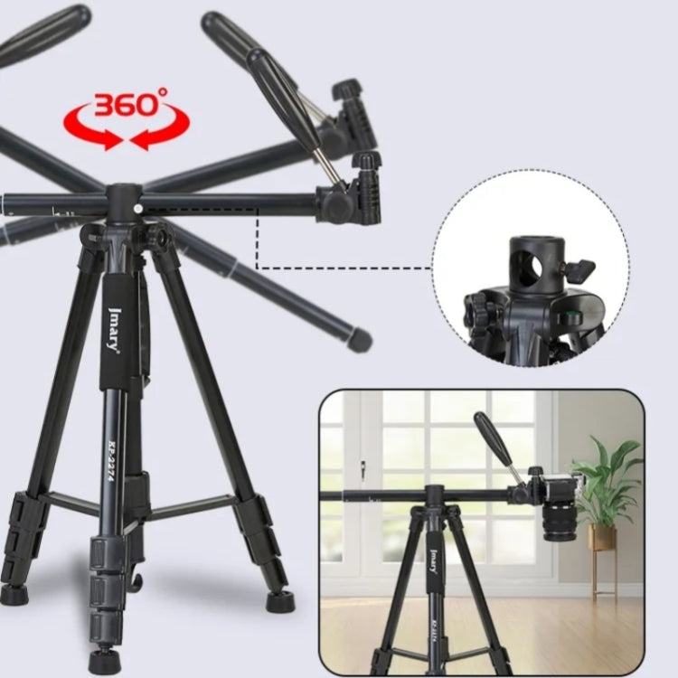 JMARY KP-2274 5-section Adjustable Monopod Multi-function Outdoor Photography Tripod, KP-2274