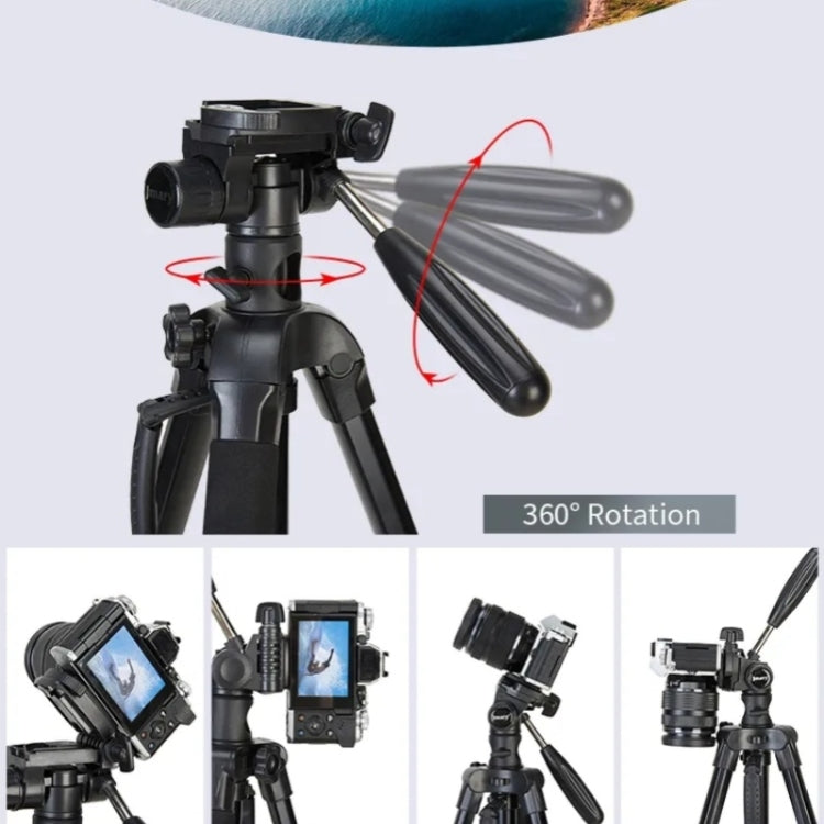 JMARY KP-2274 5-section Adjustable Monopod Multi-function Outdoor Photography Tripod, KP-2274