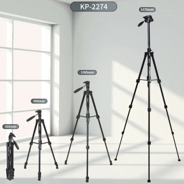 JMARY KP-2274 5-section Adjustable Monopod Multi-function Outdoor Photography Tripod, KP-2274