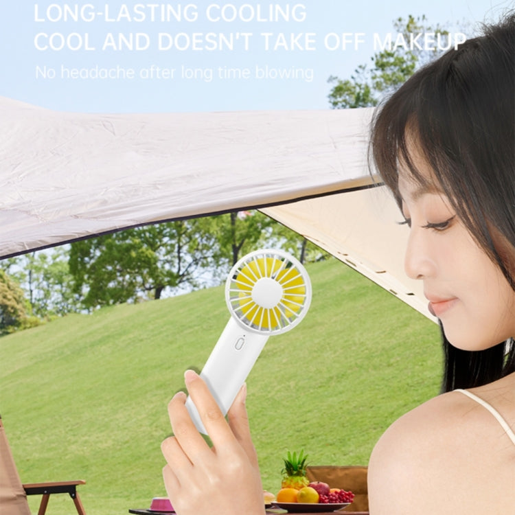 F10 3 Wind Speed Rechargeable Summer Cooling Fan Mini Handheld Fan Cooler, F10 (Black), F10 (Blue), F10 (White)