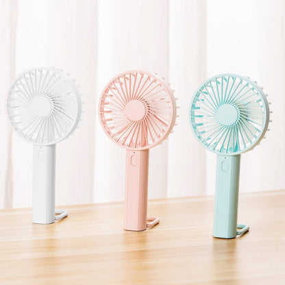 F35 With Hanging Hole Rechargeable Cooling Fan Powerful Handheld Fan 1200mAh Desk Fan, F35 (Baby Blue), F35 (Pink), F35 (White)