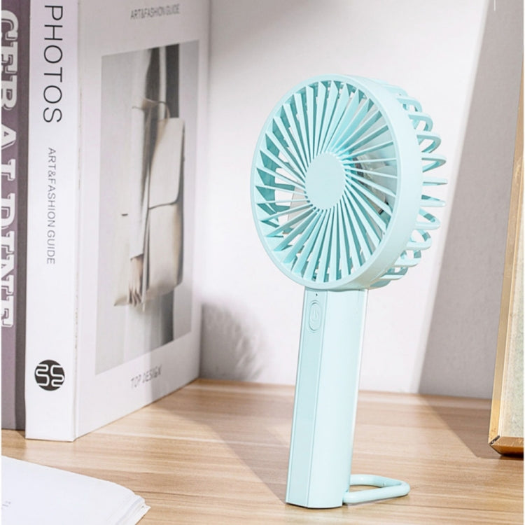 F35 With Hanging Hole Rechargeable Cooling Fan Powerful Handheld Fan 1200mAh Desk Fan, F35 (Baby Blue), F35 (Pink), F35 (White)