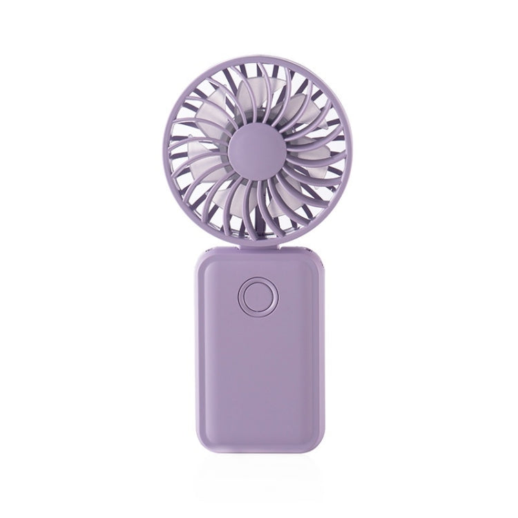 F458 With Neck Rope Summer 3 Speeds Adjustable Foldable Mini Handheld Fan, F458 (Orange), F458 (Purple), F458 (White)