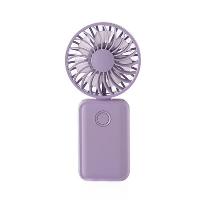 F458 With Neck Rope Summer 3 Speeds Adjustable Foldable Mini Handheld Fan, F458 (Orange), F458 (Purple), F458 (White)