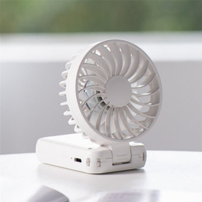 F458 With Neck Rope Summer 3 Speeds Adjustable Foldable Mini Handheld Fan, F458 (Orange), F458 (Purple), F458 (White)