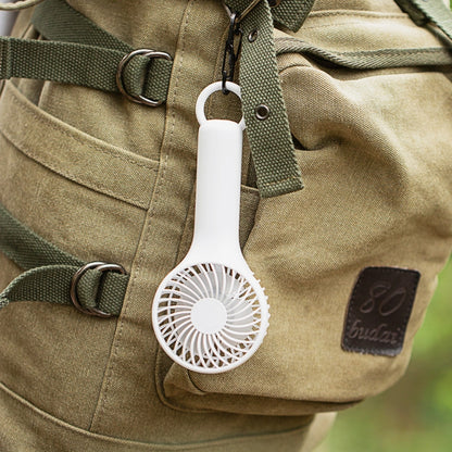 S13 Portable Summer Cooling Fan Hanging Buckle Mini 3 Wind Speed Handheld Fan, S13 (Baby Blue), S13 (Pink), S13 (White)
